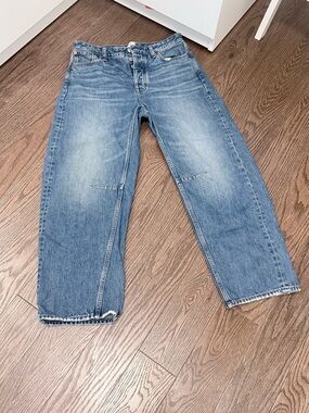 Madewell Women’s Blue Barrel Jeans size 25 (Darted Leg Barrel Jean)